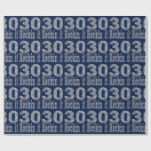 Papier Cadeau Trente-et-Rockin (Plat)