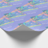 Papier Cadeau Trente-quatrième anniversaire de Mariage, Opal, (Coin)