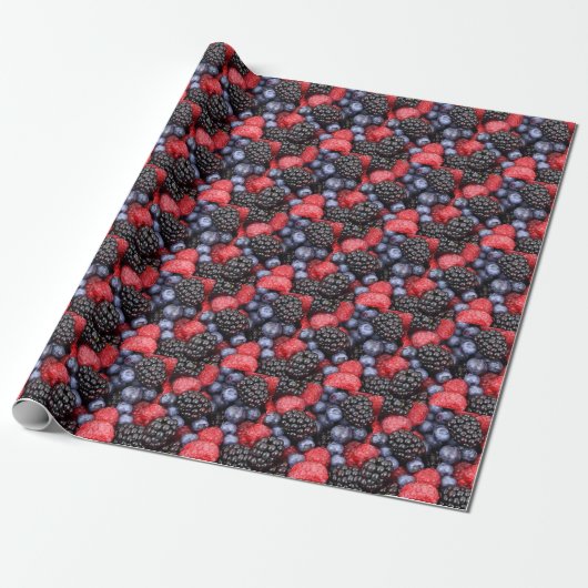 Papier Cadeau Très Berry (Déroulé)
