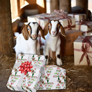 Papier Cadeau Très Joyeux Noël Boer GOAT