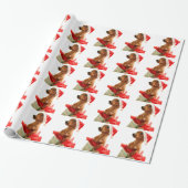 Papier Cadeau Très Noël de Doxie (Déroulé)