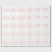 Papier Cadeau Très pauvre très attentif très courtois (Plat)