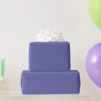 Papier Cadeau Très Peri couleur solide | perwinkle bleu violet