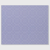 Papier Cadeau Très Peri | perwinkle pois blanc violet    (Plat)