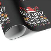 Papier Cadeau Très Probablement D'Oublier Où Sont Tous Les Prése (Coin rond)