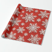 Papier Cadeau Trésor de flocon de neige (Déroulé)