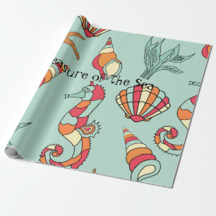 Papier Cadeau Trésor de la mer