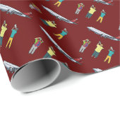 Papier Cadeau Tri plan (Coin rond)