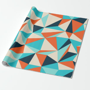 Papier Cadeau Triangle continu motif