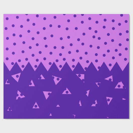 Papier Cadeau Triangle et cercles (Plat)