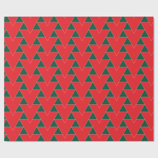 Papier Cadeau Triangle Wrapping Paper (Plat)