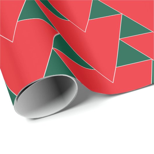 Papier Cadeau Triangle Wrapping Paper (Coin rond)