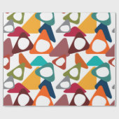 Papier Cadeau Triangles arrondis (Plat)