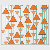 Papier Cadeau Triangles Art Déco (Plat)
