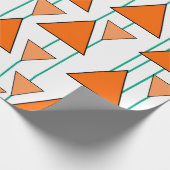 Papier Cadeau Triangles Art Déco (Coin)