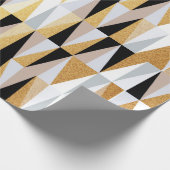 Papier Cadeau triangles de conception scandinave sans couture mo (Coin)