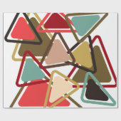 Papier Cadeau Triangles épicés (Plat)