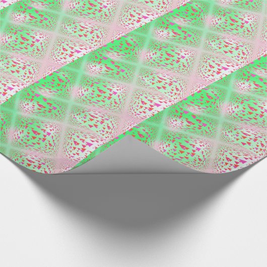 Papier Cadeau Triangles minuscules flottants Abstraits (Coin)