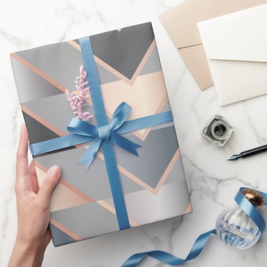 Papier Cadeau Triangles Modernes (Cadeaux)
