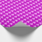 Papier Cadeau Triangles - Nuances de violet (Coin)