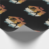 Papier Cadeau Triathlon vintage rétro (Coin)