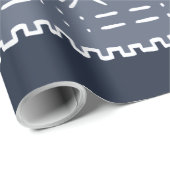 Papier Cadeau Tribal de Shango (Coin rond)