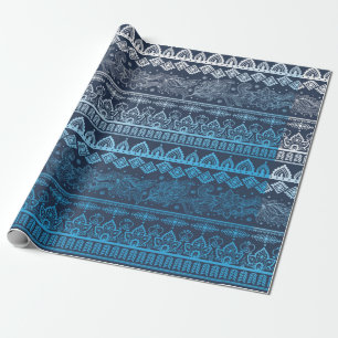 Papier Cadeau Tribal ethnic seamless