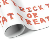 Papier Cadeau Trick amusant ou traitement papier enveloppant Hal (Coin rond)