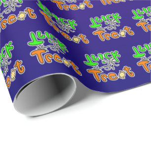 Papier Cadeau Trick ou Treat Halloween