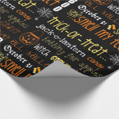 Papier Cadeau Trick Ou Treat Smell My Feed (Coin)