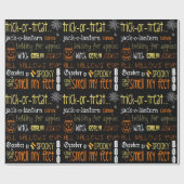 Papier Cadeau Trick Ou Treat Smell My Feed (Plat)