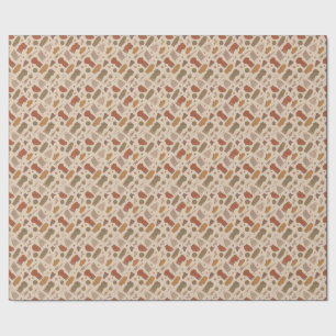 Papier Cadeau Tricot Automnal Cosy Cottagecore Rustique