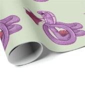 Papier Cadeau Tricot de serpent (Coin rond)