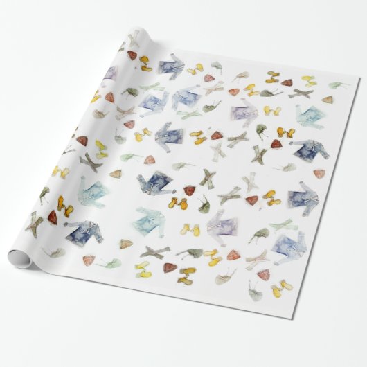 Papier Cadeau Tricots Giftwrap (Déroulé)