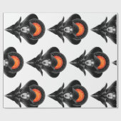 Papier Cadeau Trilia Red Nebula Portrait BLKGS Orange Sun (Plat)