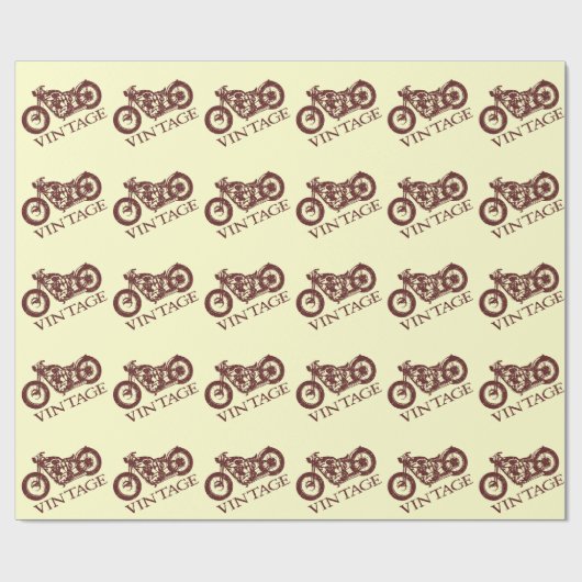 Papier Cadeau Triomphe vintage (Plat)