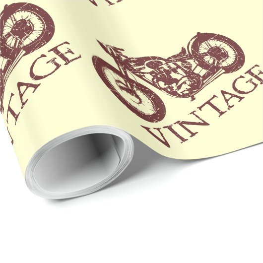 Papier Cadeau Triomphe vintage (Coin rond)