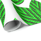 Papier Cadeau Trios de feuilles (Coin rond)