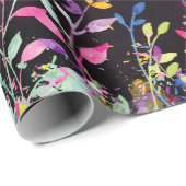 Papier Cadeau Triple Lune - Triple Déesse - Aquarelle (Coin rond)