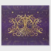 Papier Cadeau Triple Moon - Triple Goddess Gold and Purple (Plat)