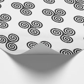 Papier Cadeau Triple spirale noire Thunder_Cove (Coin)