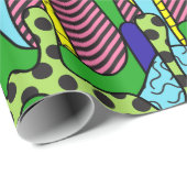 Papier Cadeau Trippy Drippy (Coin rond)