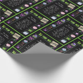 Papier Cadeau Trivia de l'année d'anniversaire 1999 (Coin)