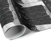 Papier Cadeau Trois chrismas de rois tiennent le premier rôle (Coin rond)