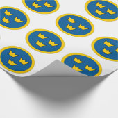 Papier Cadeau Trois couronnes de la Suède (Coin)