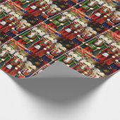 Papier Cadeau Trois Craqueurs Sages - Soldats Casse-Noix (Coin)