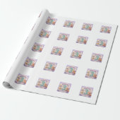 Papier Cadeau Trois Mois de Découverte – Bébé Milestone Little (Déroulé)