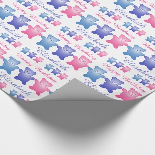 Papier Cadeau Trois ours (Coin)