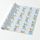Papier Cadeau Trois Petits Cochons Conte de Fées et Folklore Col (Déroulé)
