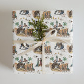 Papier Cadeau Trois rois à Bethléem